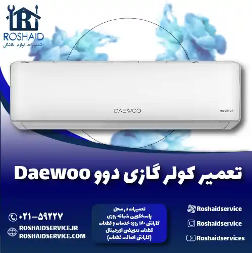 تعمیر کولر گازی دوو روشاید سرویس